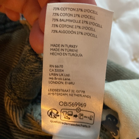 Free people size 27 midrise Osaka barrel jeans in spearmint - Picture 4 of 10